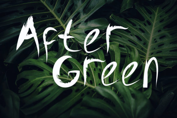 After Green: A Designer’s Go-To Display Font for Modern Branding