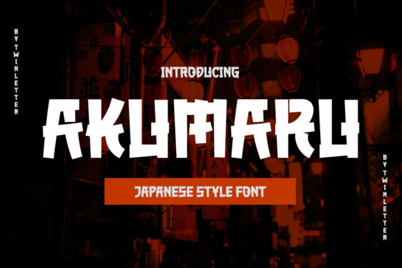 Akumaru: A Display Font That Commands Attention in Campaign Design