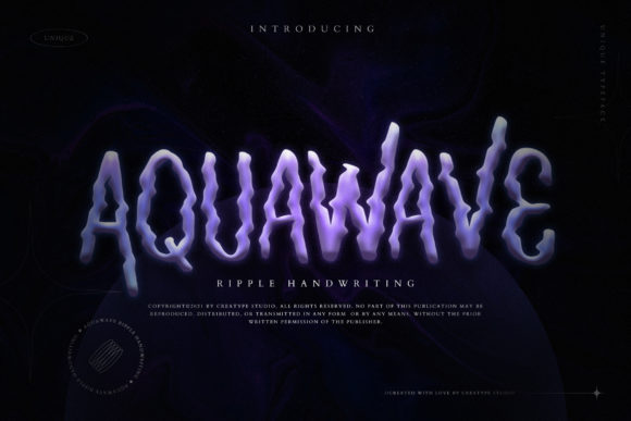 Aquawave Font: Elevating Digital Marketing with Stylish Display Typography