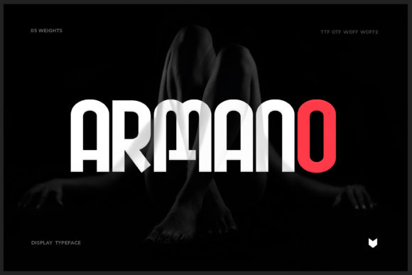 Armano: A Bold Display Font for Modern Web Design and Digital Branding