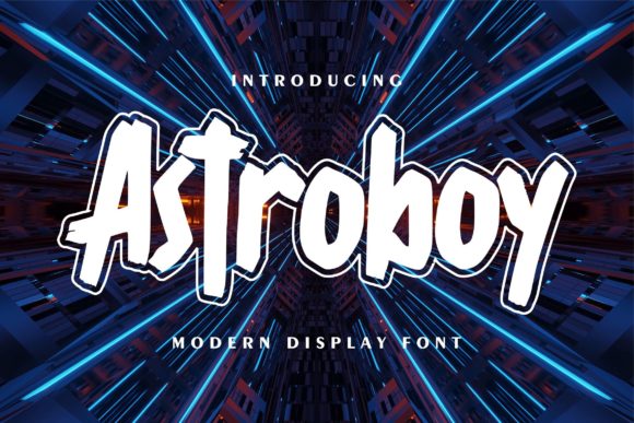 Astroboy: A Bold Display Font for Modern Marketing Visuals