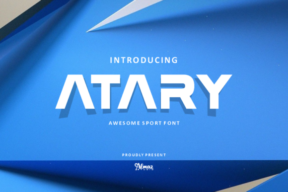 Atary: A Modern Display Font for Bold Editorial Design