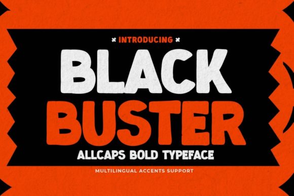 Blackbuster: A Bold Display Font for Web Designers