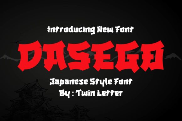 Bringing Asian Flair to Life with the Dasego Display Font