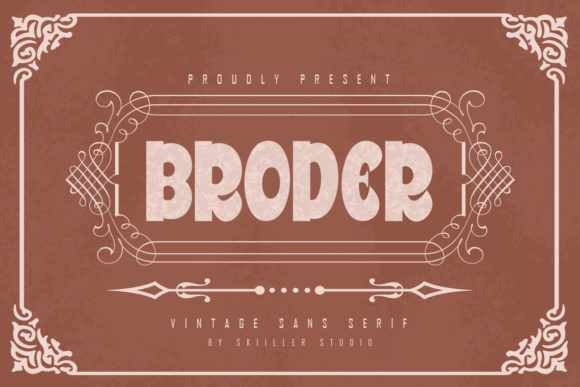Broder: A Bold Display Font for Modern Web and Digital Design