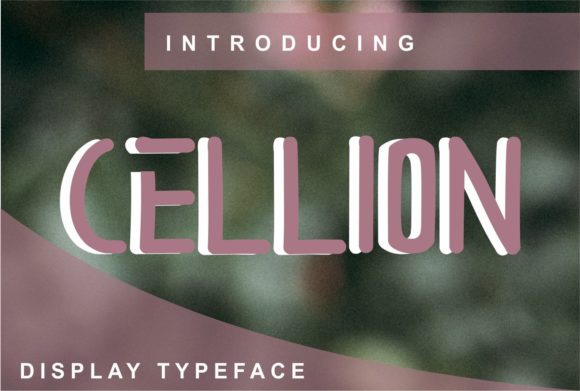 Cellion: A Dynamic Display Font for Modern Marketing Visuals