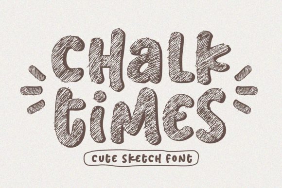 Chalk Times: A Versatile Display Font for Crafters and Product Makers