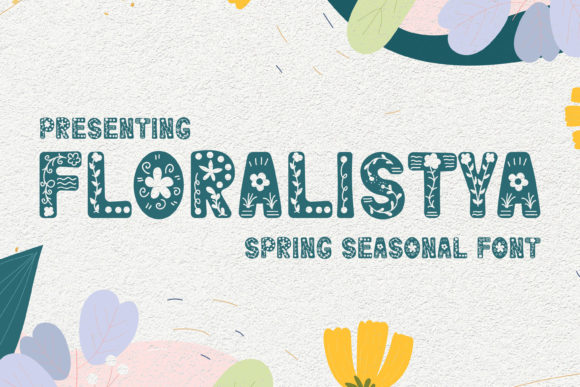 Floralistya: A Breath of Fresh Typography for Editorial Design