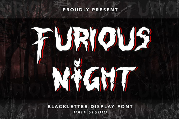 Furious Night: A Display Font That Elevates Brand Identity with Gothic Flair