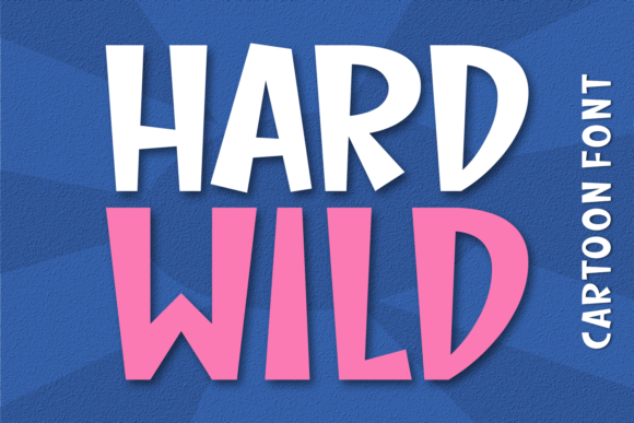 Hard Wild: A Friendly Display Font for Editorial Design and Digital Publishing