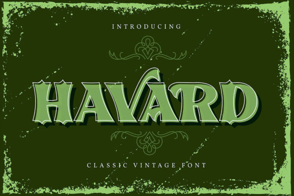 Havard: A Bold Display Font That Elevates Brand Identity
