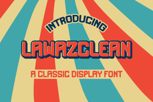 Lawazclean: A Bold Display Font That Elevates Web Design