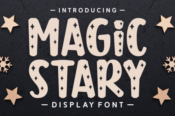 Magic Stary: A Playful Display Font for Editorial Charm