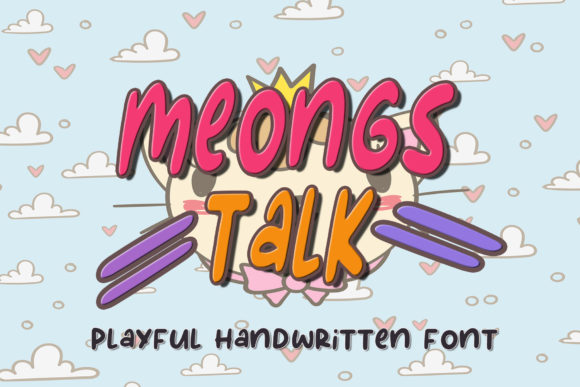Meongs Talk: A Playful Display Font for Web Designers and Digital Makers