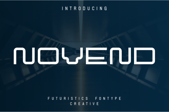 Novend: A Modern Display Font for Editorial Design and Digital Publishing