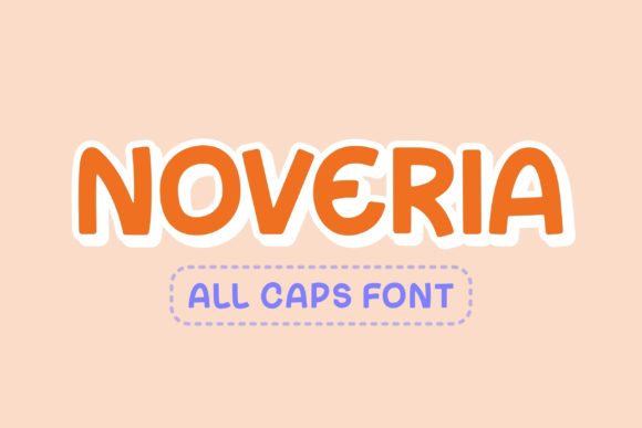Noveria: A Playful Display Font for Modern Web and Digital Design