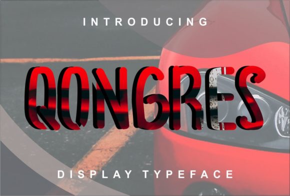 Qongres: A Dynamic Display Font for Modern Editorial Design