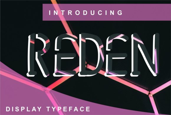 Reden: A Sharp Display Font for Modern Web Design and Digital Branding