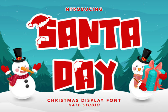 Santa Day Font: A Festive Touch for Professional Branding