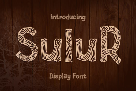 Sulur: A Bold Display Font for Modern Web Design