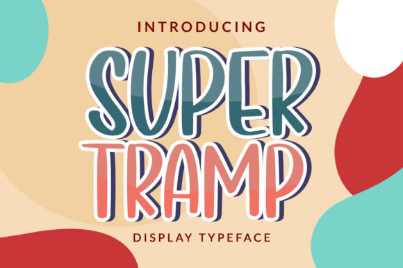 Super Tramp: A Cool & Casual Display Font for Crafters and Makers