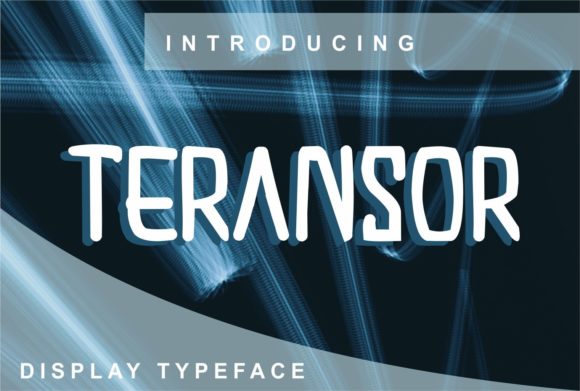 Teransor: A Clean Display Font for Crafters and Product Designers