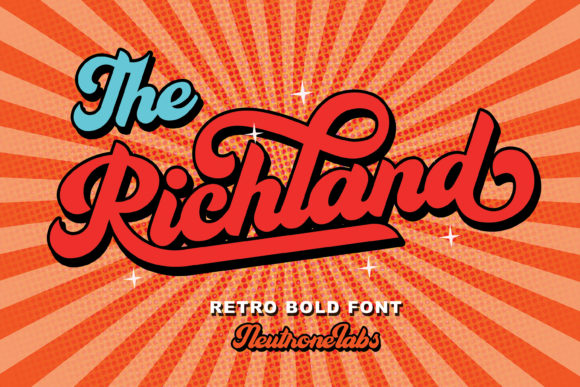 The Richland: A Bold Display Font That Elevates Campaign Typography
