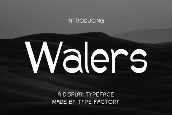 Walers: A Display Font That Elevates Small Business Branding
